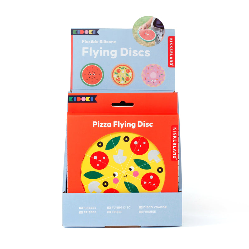 Kikkerland Flexible Silicone Flying Discs