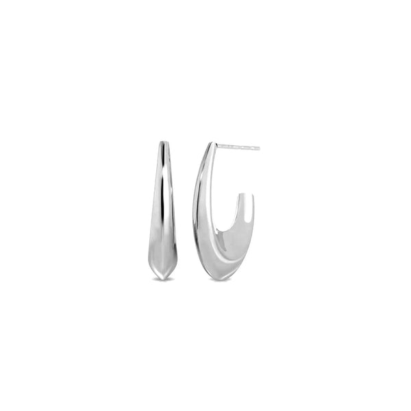EF Collection Knife Edge Hoop Earrings