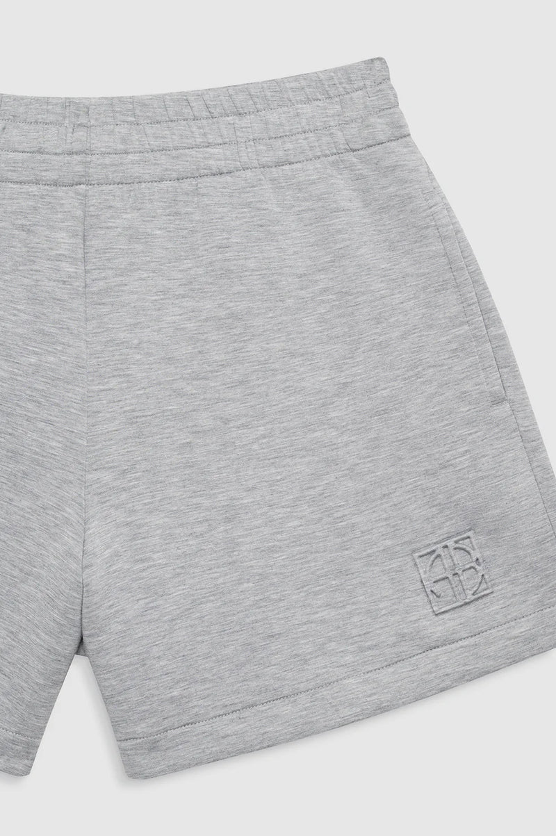 Anine Bing Short Framed Monogram - Heather Grey