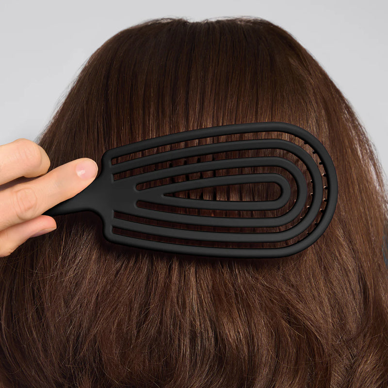 Kit.Sch Black Detangling Flexi Brush