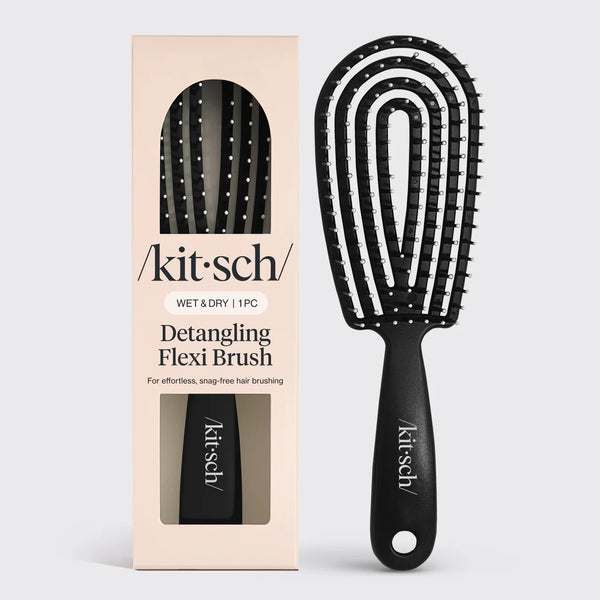 Kit.Sch Black Detangling Flexi Brush