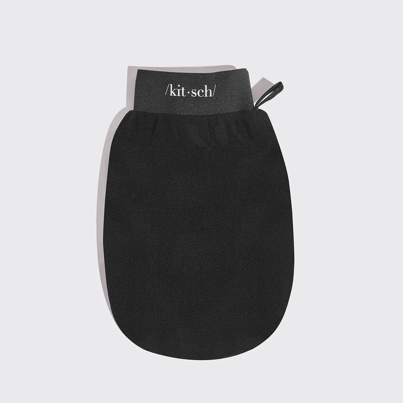 Kit.Sch Exfoliating Glove 2pc - Black & Terracotta