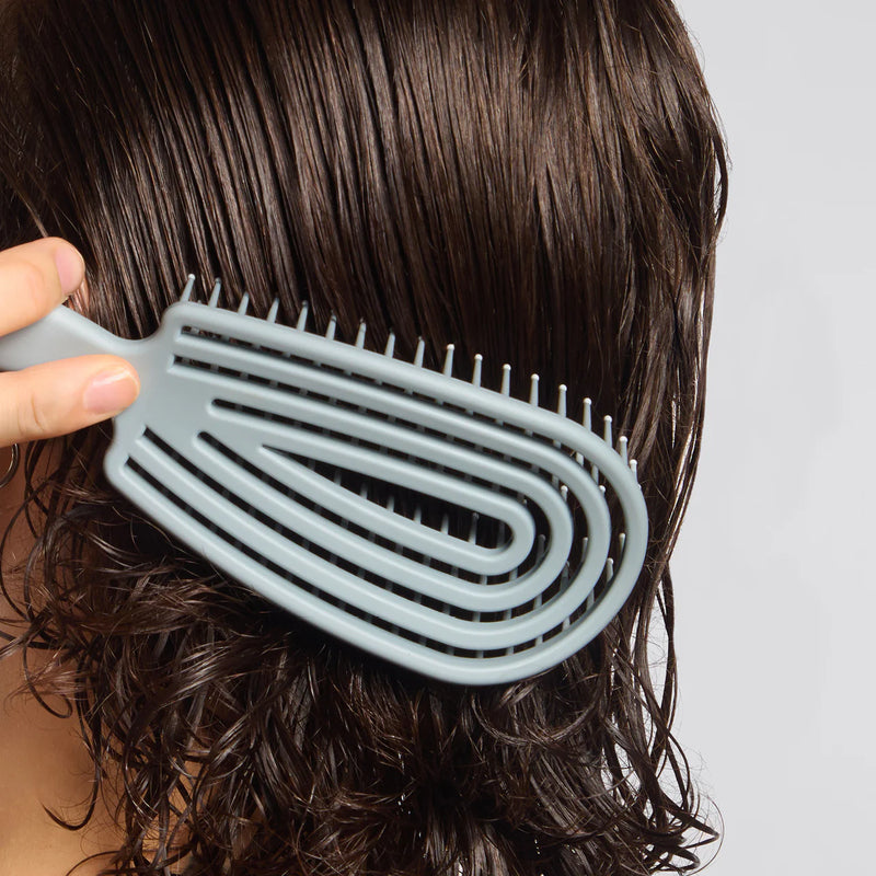 Kit.Sch Haze Blue Detangling Flexi Brush