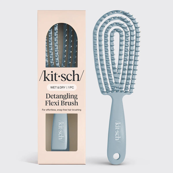 Kit.Sch Haze Blue Detangling Flexi Brush