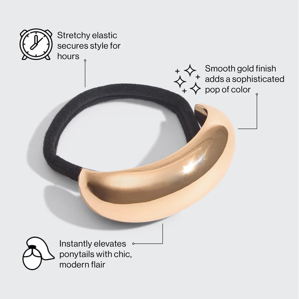 Kit.Sch Metal Small Cloud Cuff - Gold