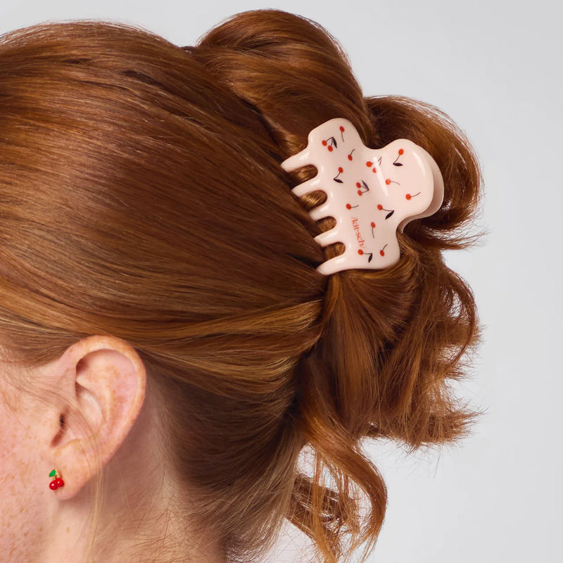 Kit.Sch Recycled Plastic Medium Cloud Clip - Cherry Print