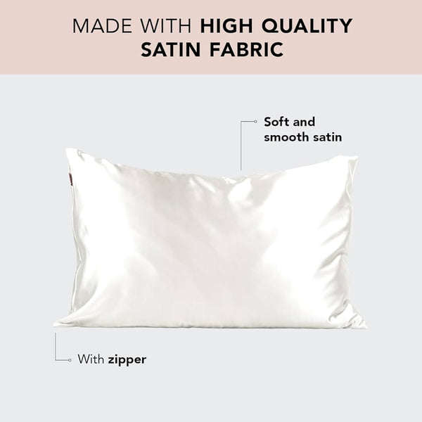 Kit.Sch Satin Pillowcase - Ivory