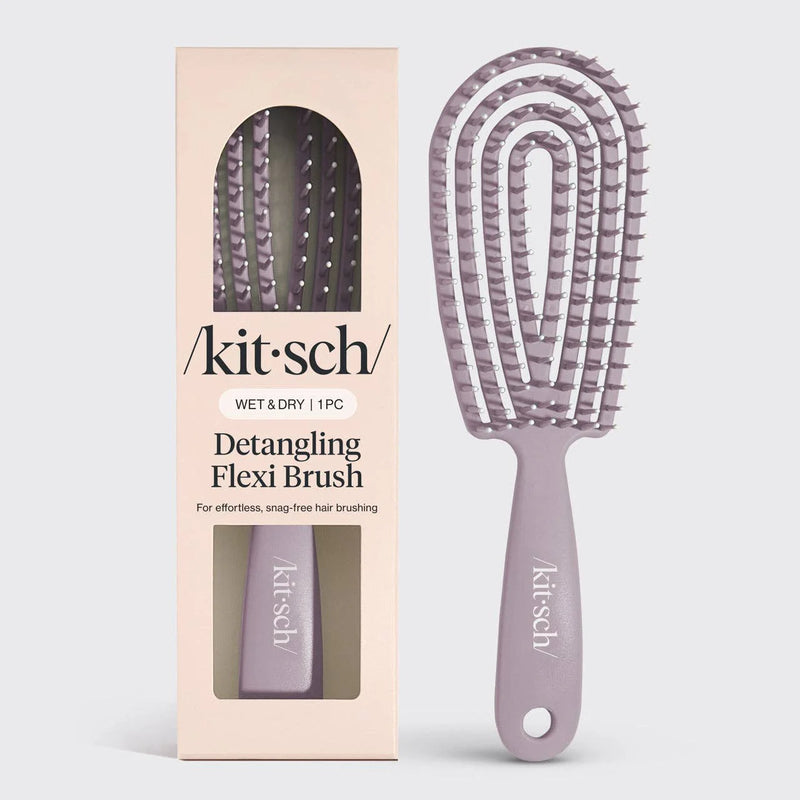 Kit.Sch Soft Violet Detangling Flexi Brush