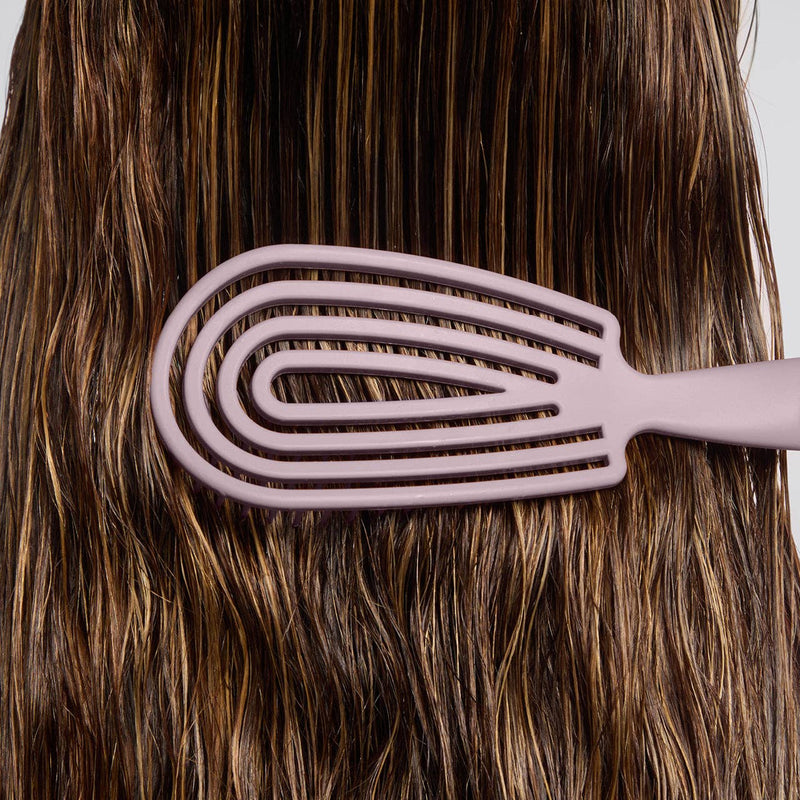 Kit.Sch Soft Violet Detangling Flexi Brush