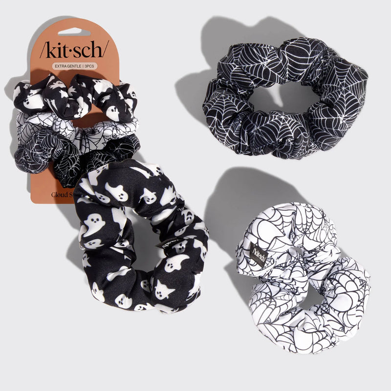 Kit.Sch Spiderweb Cloud Scrunchies 3pc Set