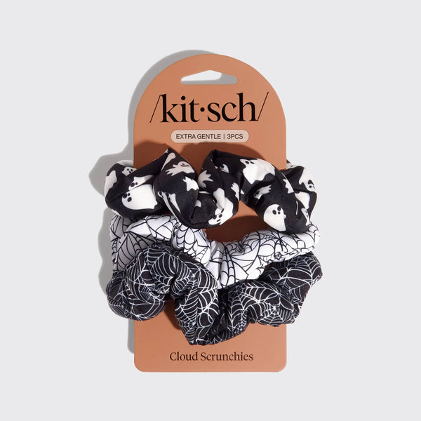 Kit.Sch Spiderweb Cloud Scrunchies 3pc Set