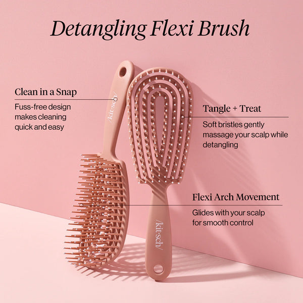 Kit.Sch Terracotta Detangling Flexi Brush