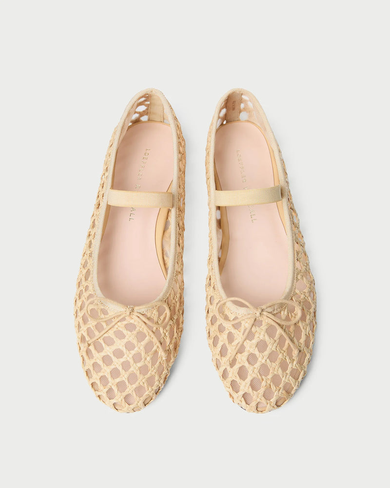 Loeffler Randall Leonie Soft Ballet Flat Natural