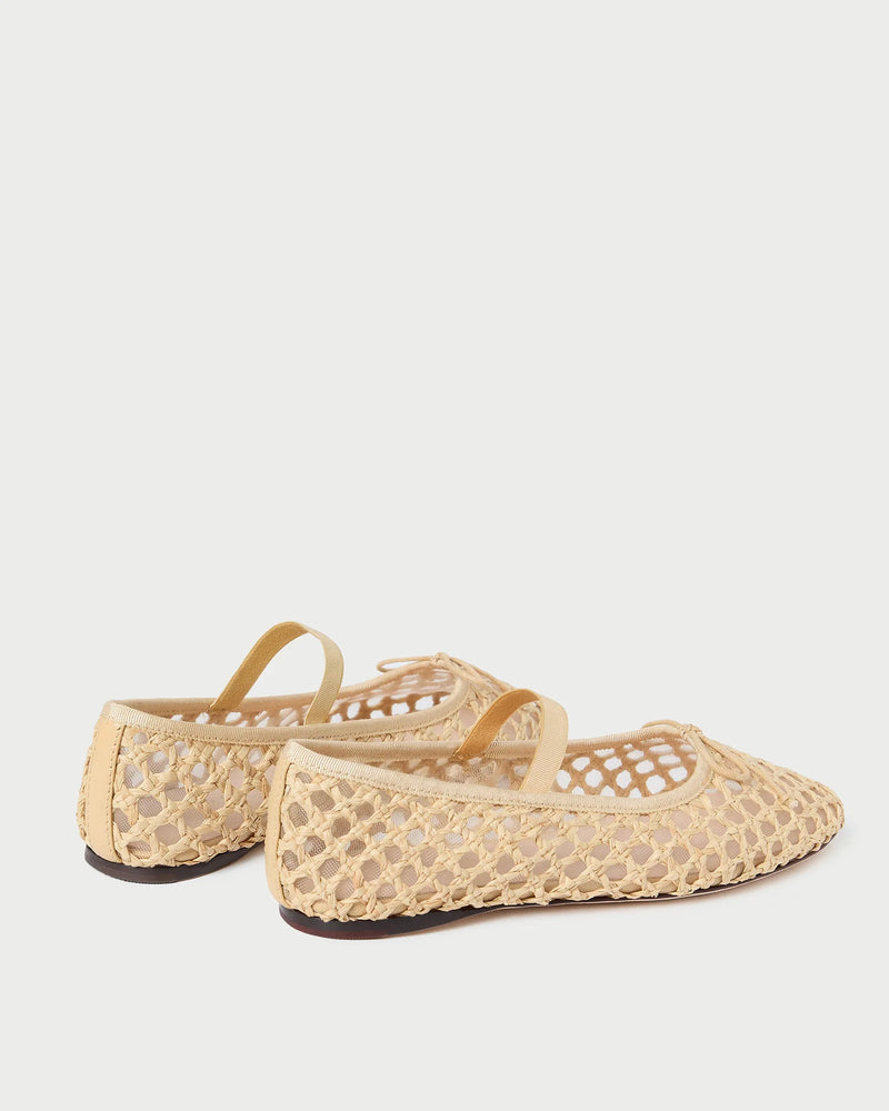 Loeffler Randall Leonie Soft Ballet Flat Natural
