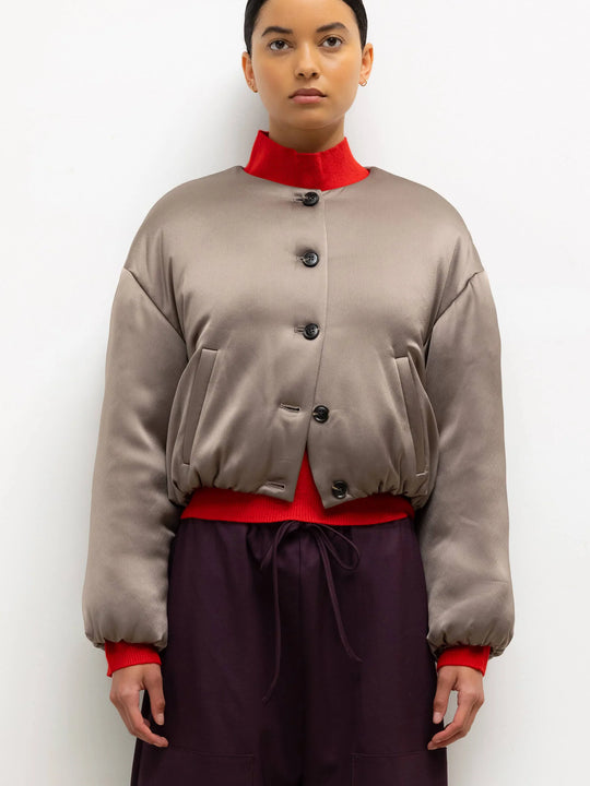 LESET Barb Bomber Taupe