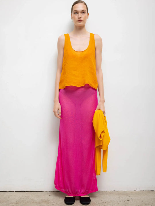 Leset Jack Ankle Skirt - Amaranth