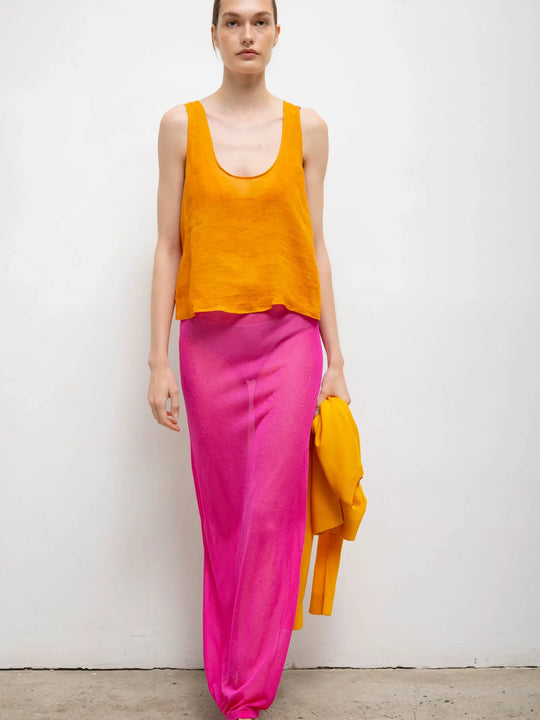 Leset Jack Ankle Skirt - Amaranth