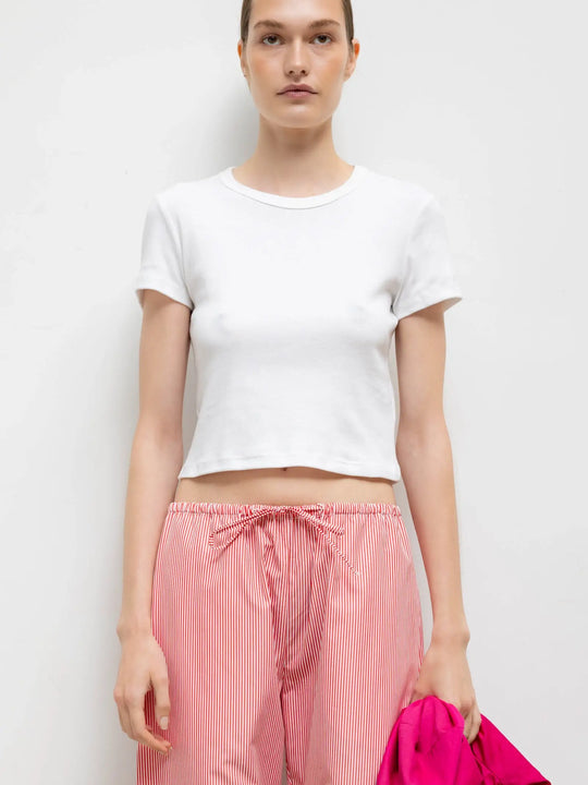 Leset Nando Baby Tee - White