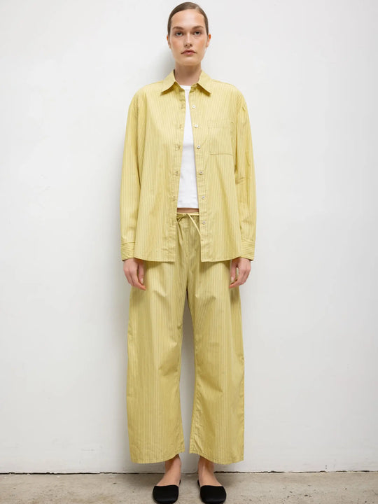 Leset Yoshi Pant - Lemon & Chocolate Stripe