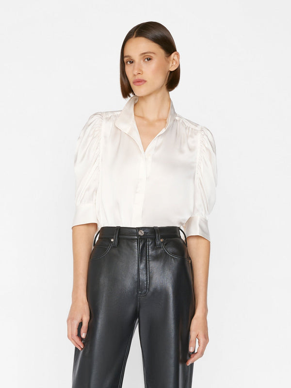 Frame Gillian Top in Bone
