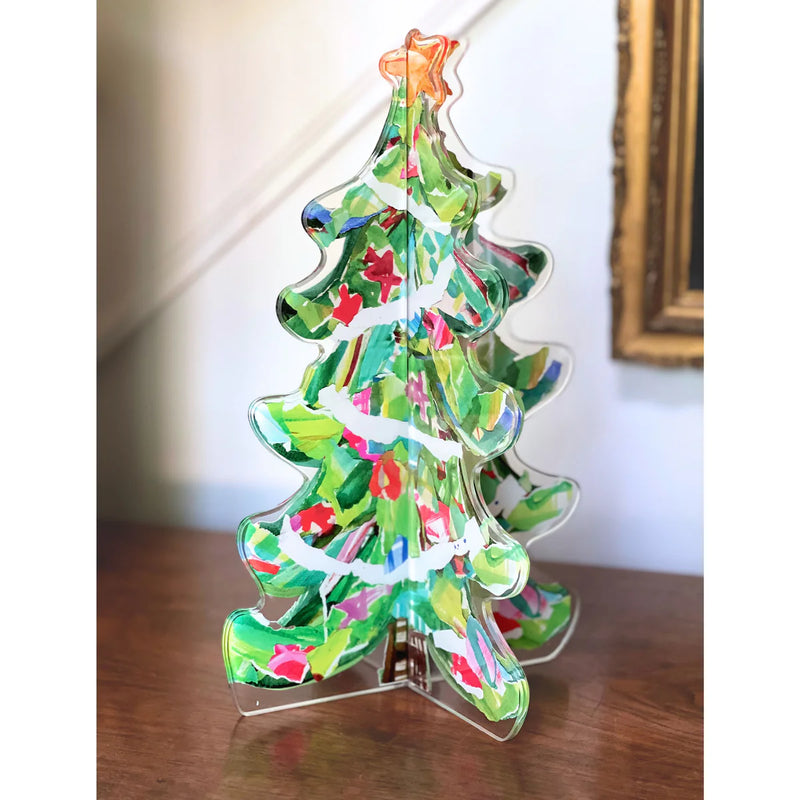 Lauren Dunn SPARKLE PLENTY 3-D ACRYLIC CHRISTMAS TREE