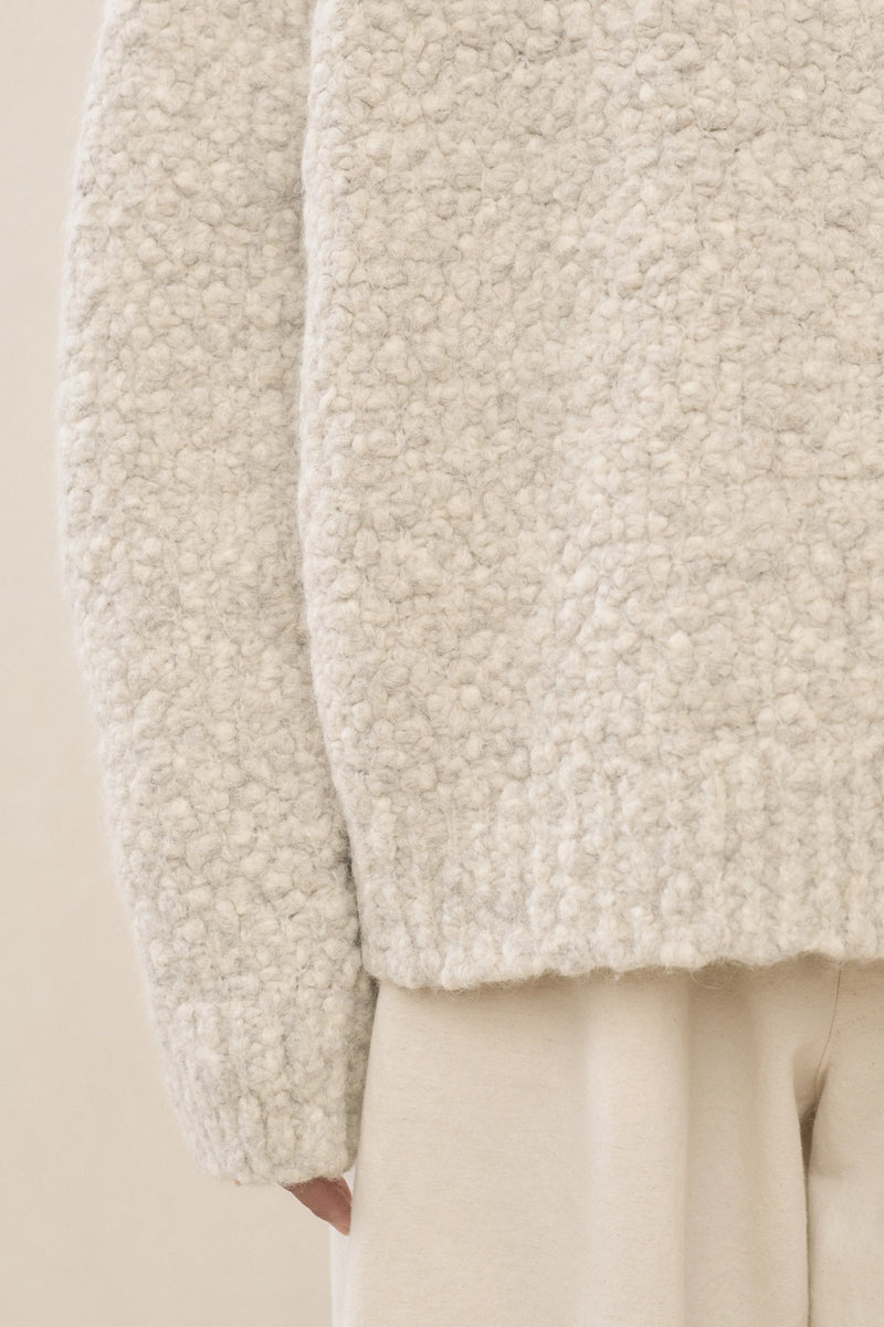 Lauren Manoogian Berber Crewneck Raw White