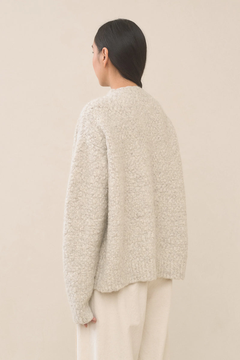 Lauren Manoogian Berber Crewneck Raw White