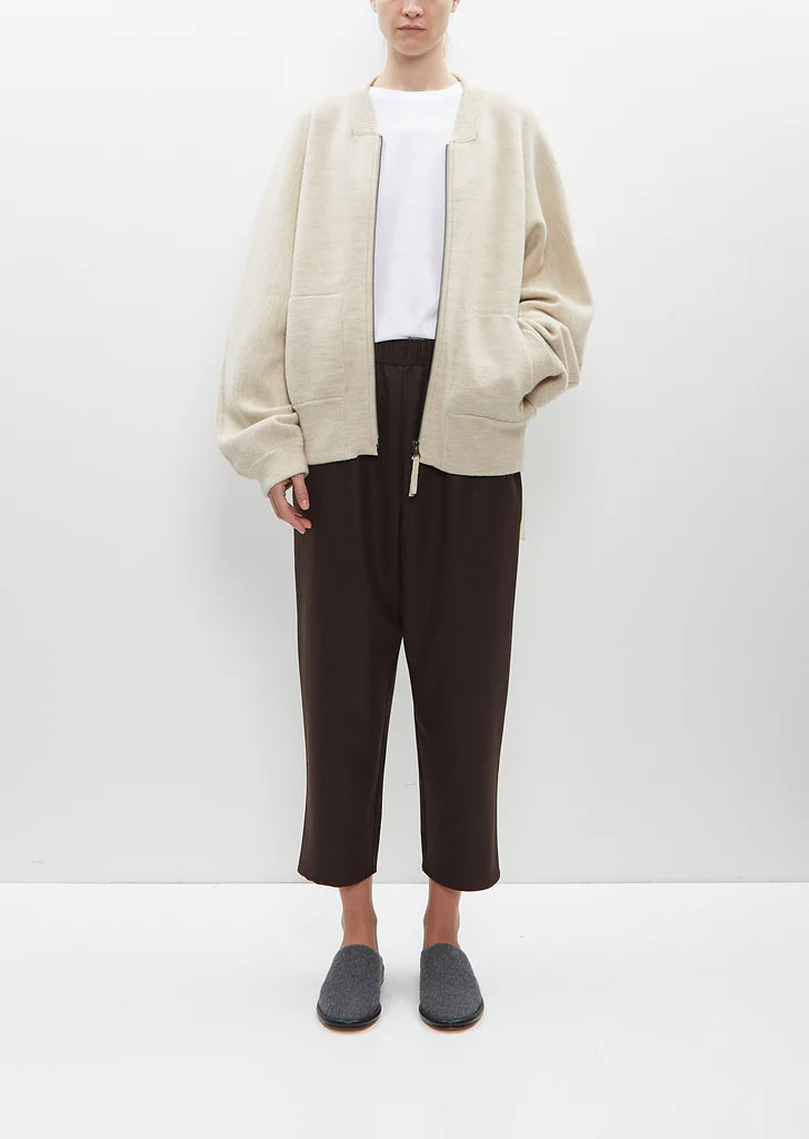 Lauren Manoogian Double Knit Bomber Ecru