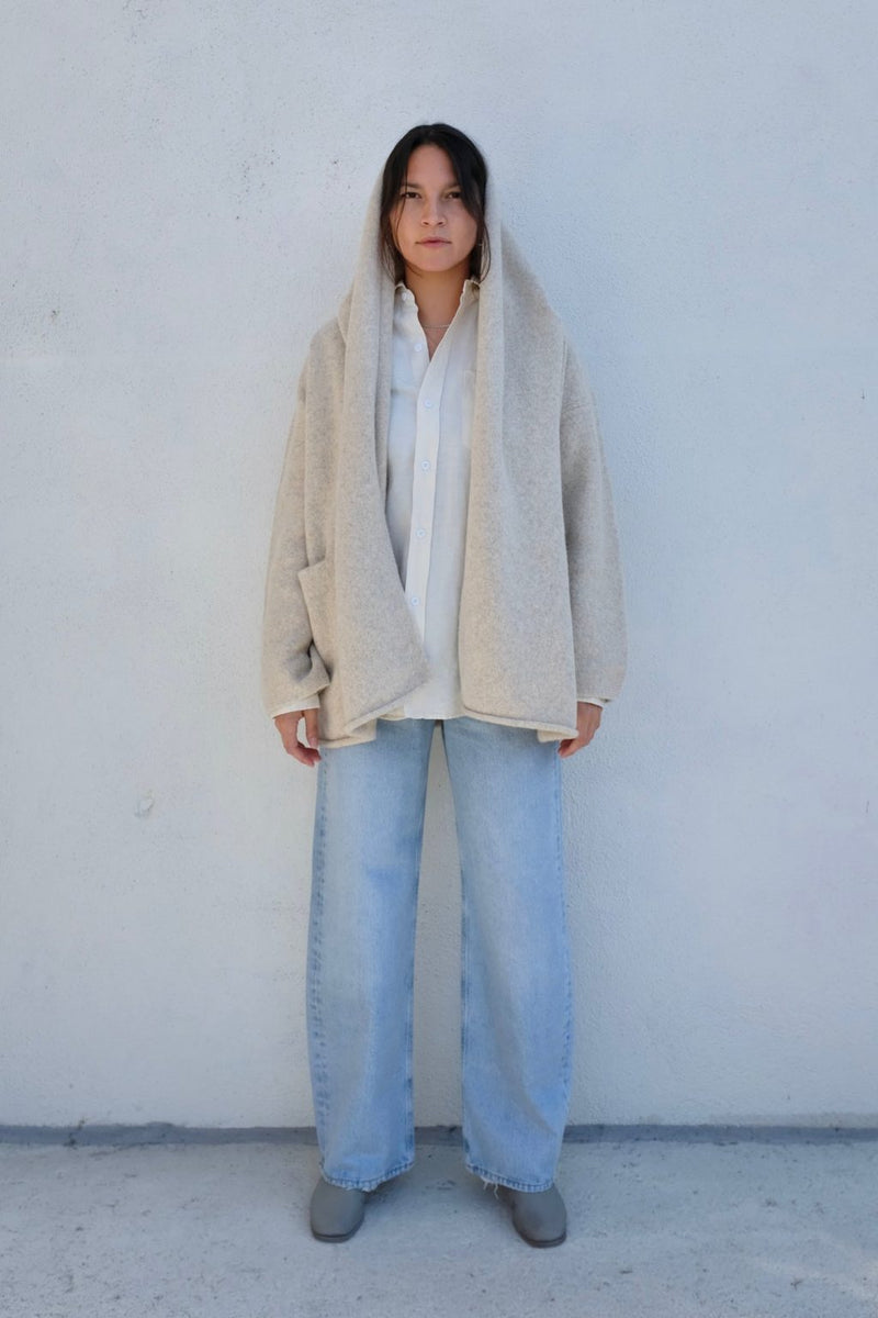 Lauren Manoogian Manta Coat Ecru