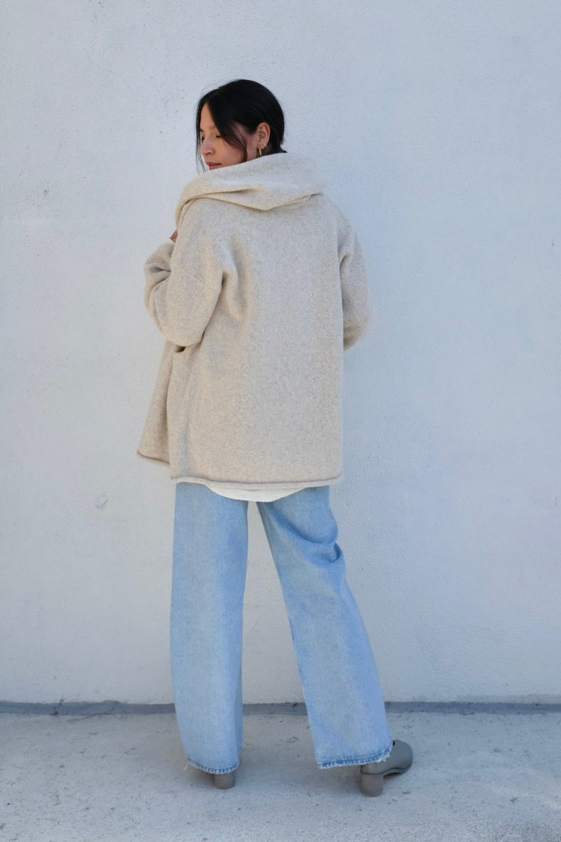 Lauren Manoogian Manta Coat Ecru