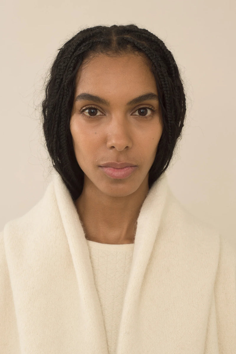 Lauren Manoogian Manta Coat Raw White