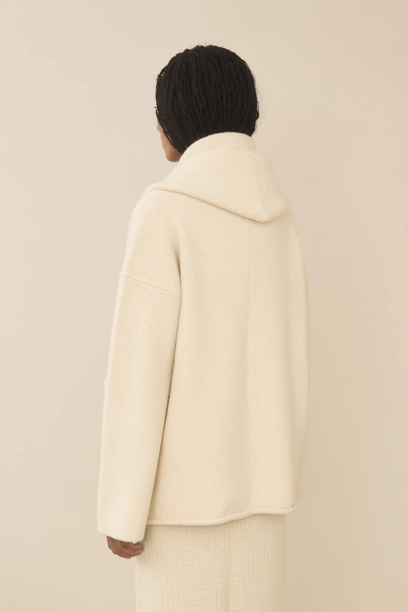 Lauren Manoogian Manta Coat Raw White