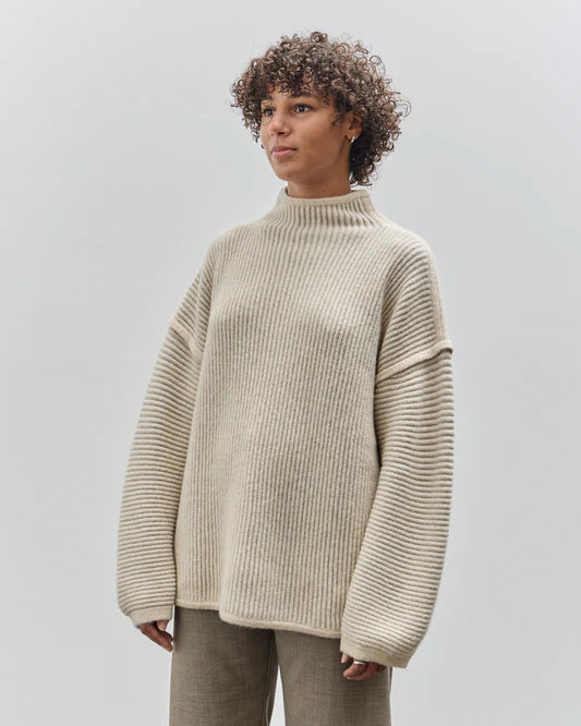 Lauren Manoogian Ottoman Turtleneck Alabaster / Carrara