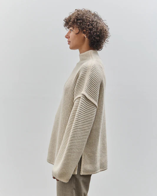 Lauren Manoogian Ottoman Turtleneck Alabaster / Carrara