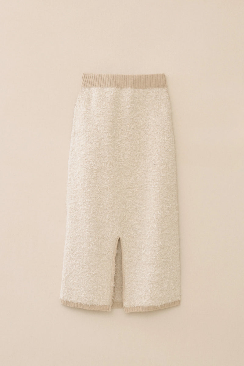 Lauren Manoogian Sherpa Skirt Raw White/Antique