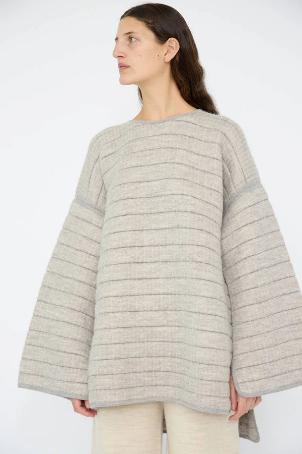 Lauren Manoogian Tami Pullover Grey Melange