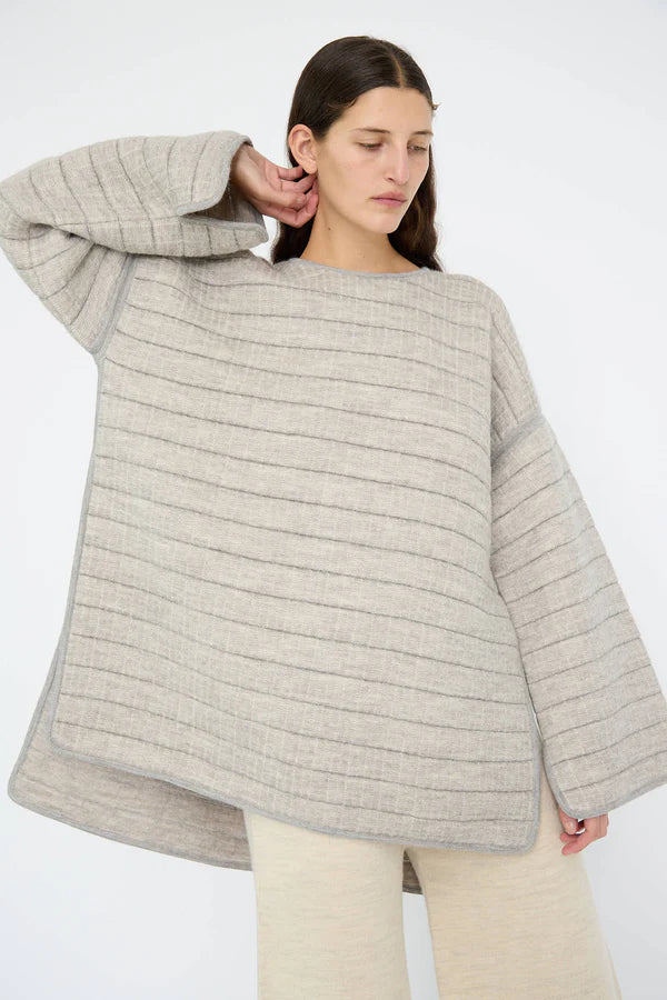 Lauren Manoogian Tami Pullover Grey Melange