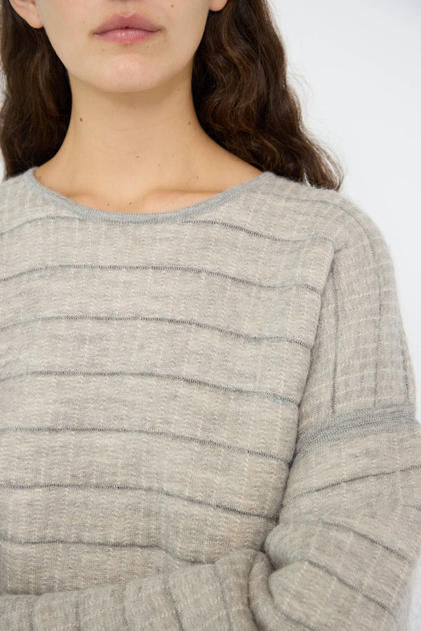 Lauren Manoogian Tami Pullover Grey Melange