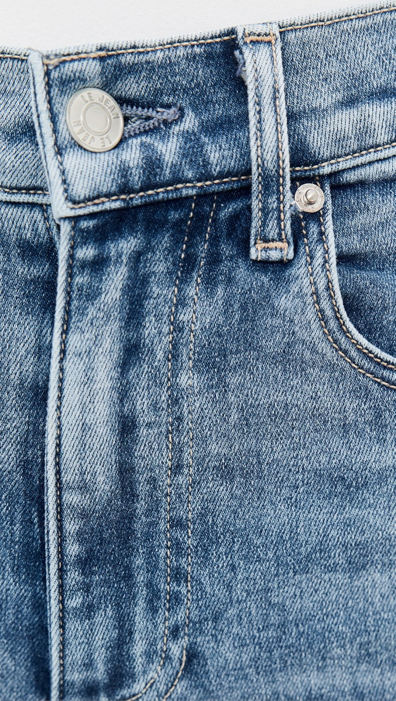 Le Jean 90's Straight Ankle Midrise Big Chill