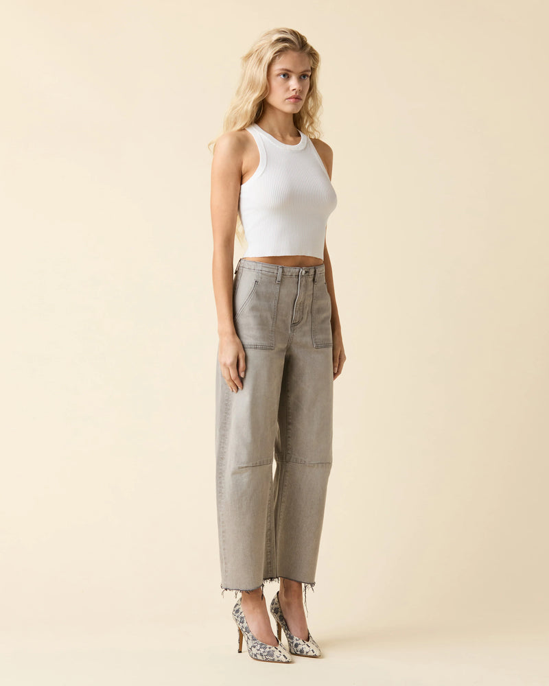 Le Jean Utility Soft Barrel Icy Grey