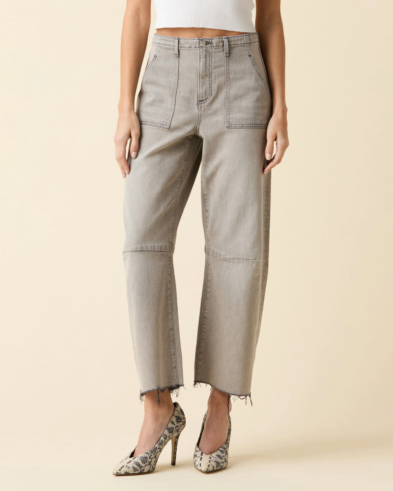 Le Jean Utility Soft Barrel Icy Grey