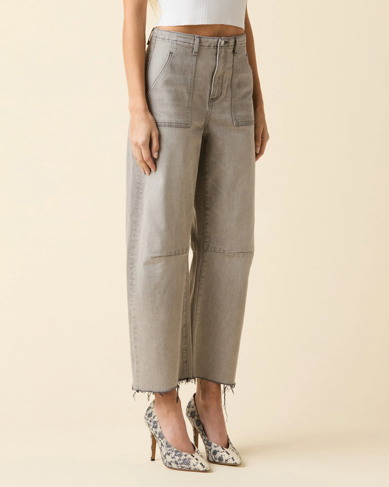 Le Jean Utility Soft Barrel Icy Grey
