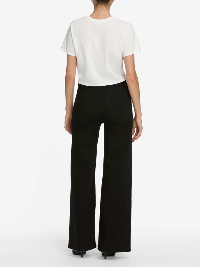 Frame Pixie Le Slim Palazzo Black