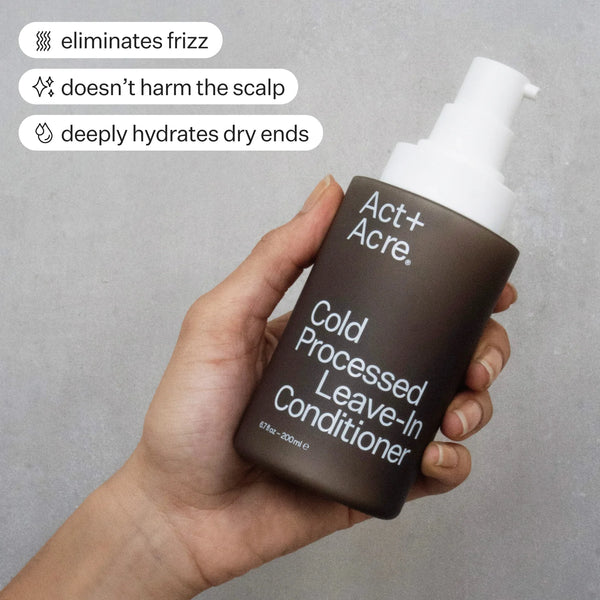 Act & Acre 2% Squalene Anti-Frizz Leave In Conditioner