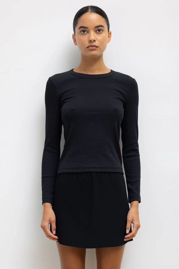 Leset Kelly Slim Fit Long Sleeve Black