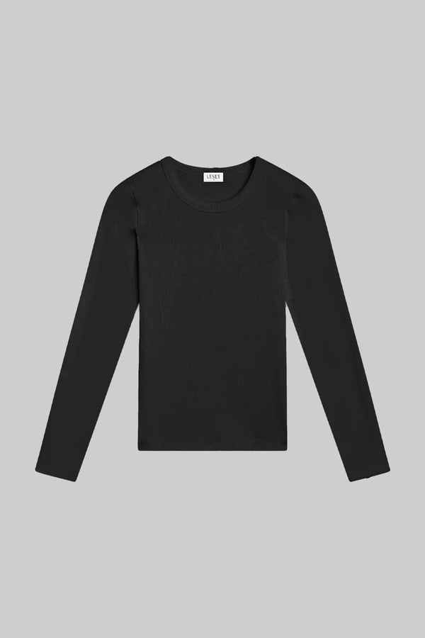 Leset Kelly Slim Fit Long Sleeve Black