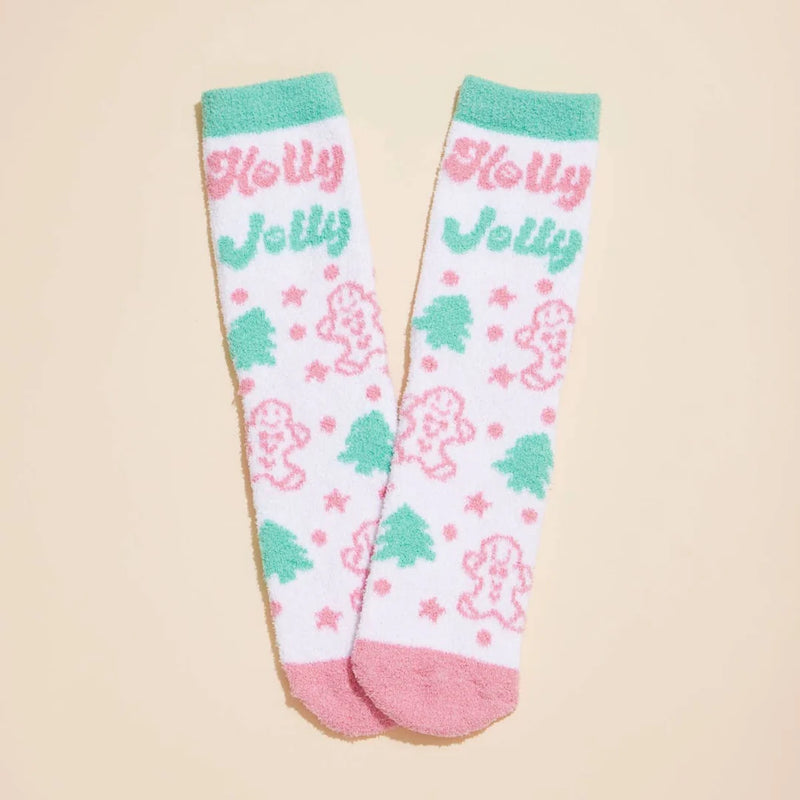 Lilla Haven Christmas Fuzzy Socks Assorted Pack of 4 Falala