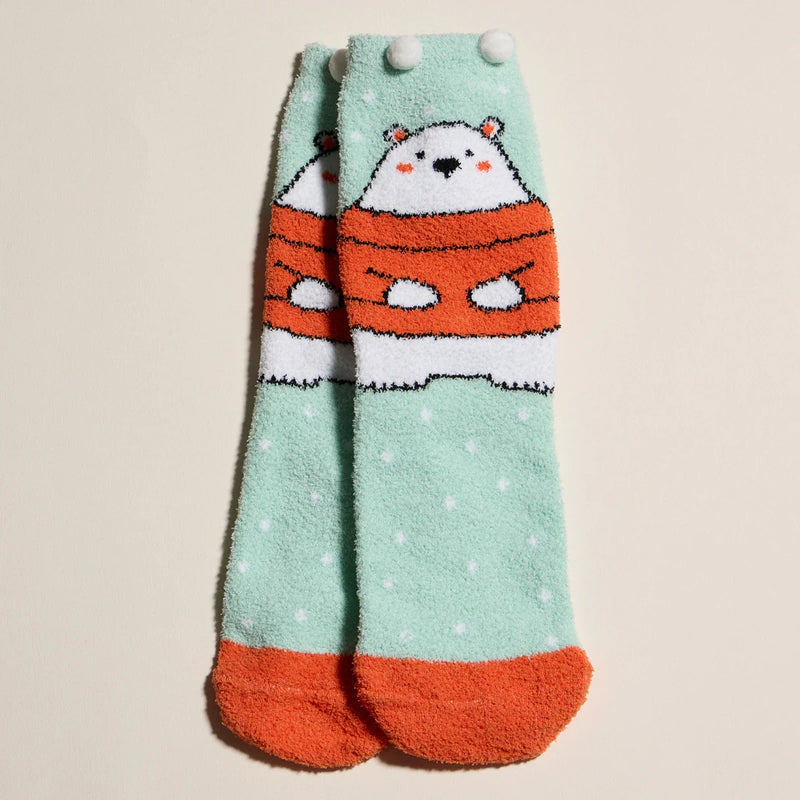 Lilla Haven Holiday Animal Cozy Socks Gift Box