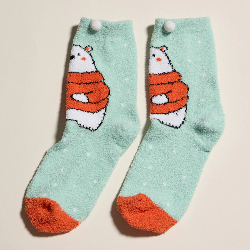 Lilla Haven Holiday Animal Cozy Socks Gift Box