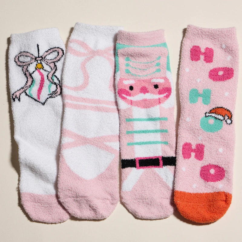 Lilla Haven Holiday Cozy Socks Gift Set